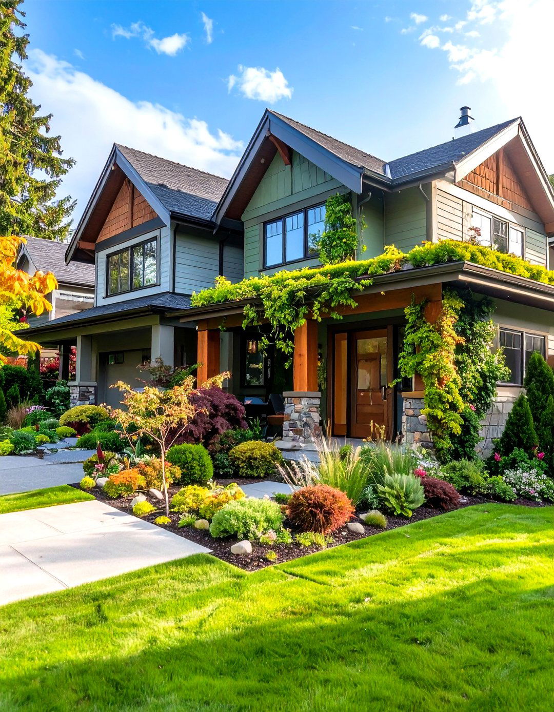 Extensive Green Roof Houses With Minimal Vegetation - 20 Houses With Green Roofs