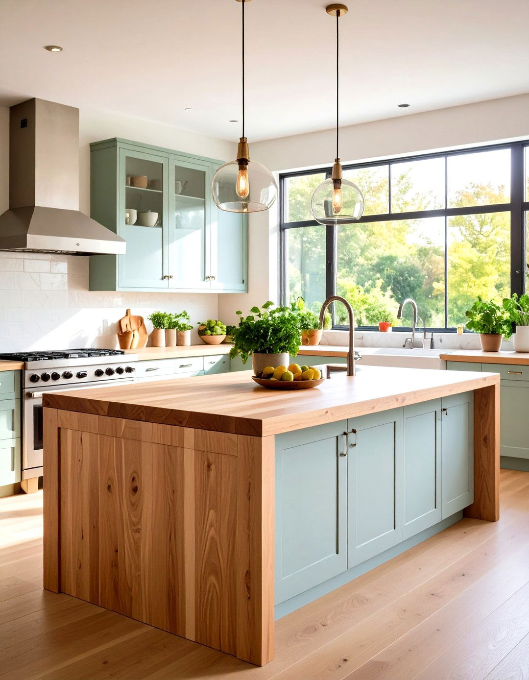 Face Grain Wood Countertop Furniture Quality Finish - 20 Wood Countertop Ideas