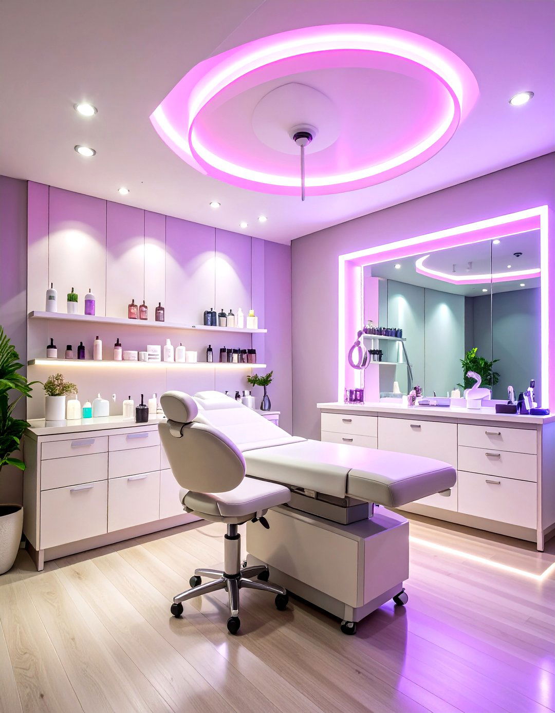 Facial Room Lighting Design for Perfect Ambiance - 20 Facial Room Ideas