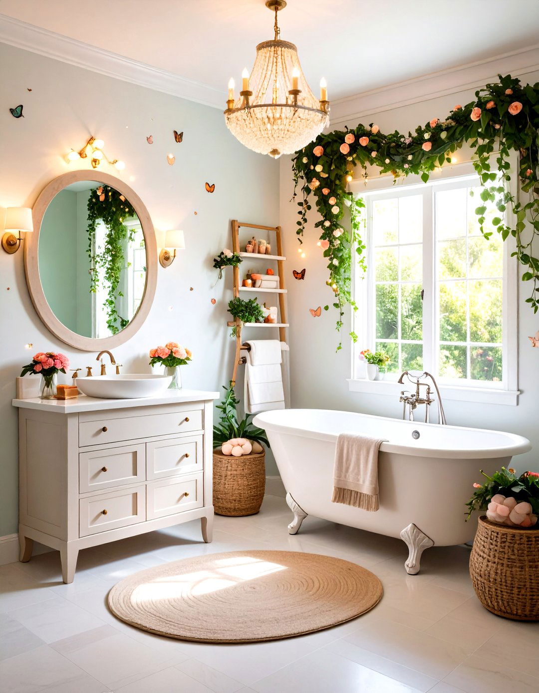 Fairy Garden Kids Bathroom Wonderland - 20 Kids Bathroom Ideas
