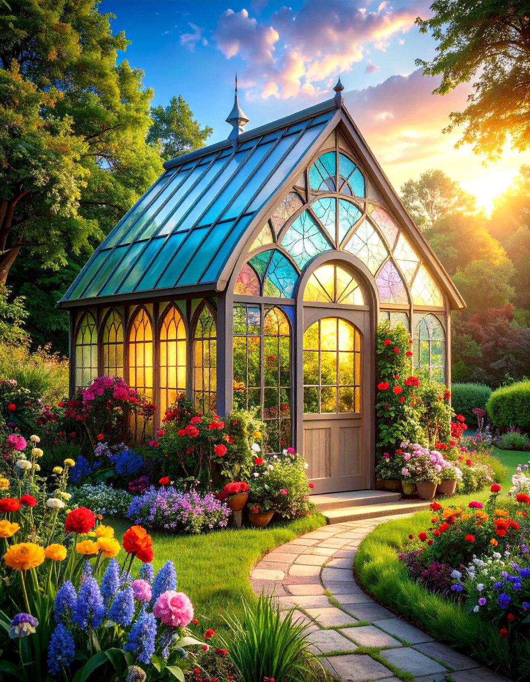 Fairy Tale Cottage Fantasy Greenhouse - 20 Fantasy Greenhouse Ideas