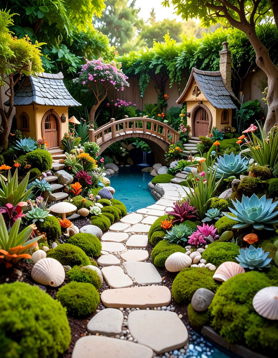 Fairy Tale Miniature Patio Garden - 20 Patio Garden Ideas