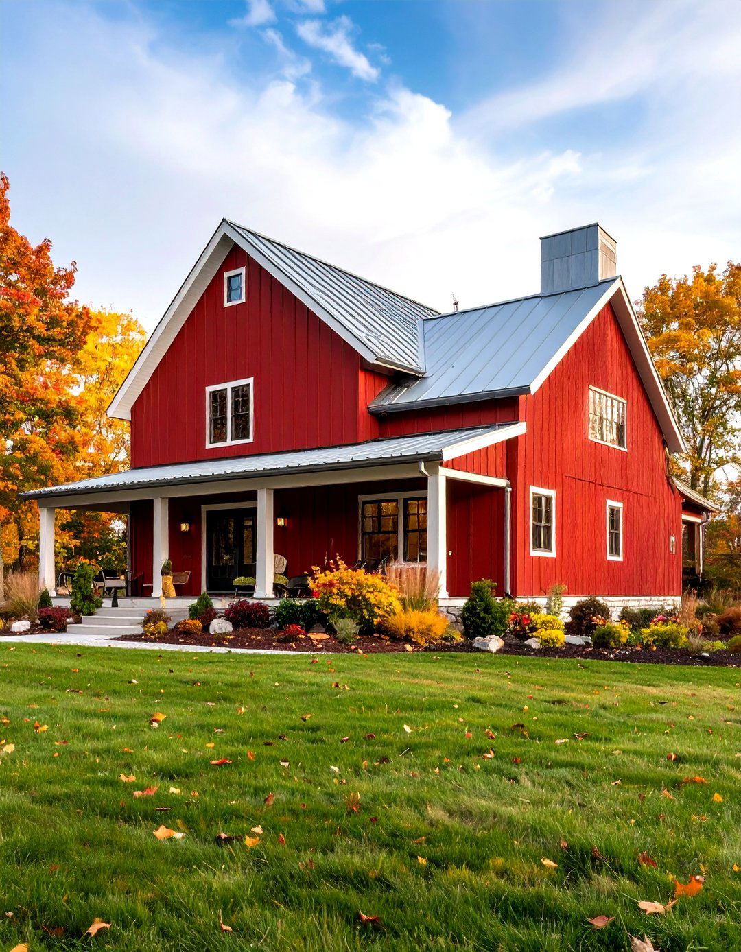 Falun Red Cottage Style Home Exterior - 20 red home exterior ideas