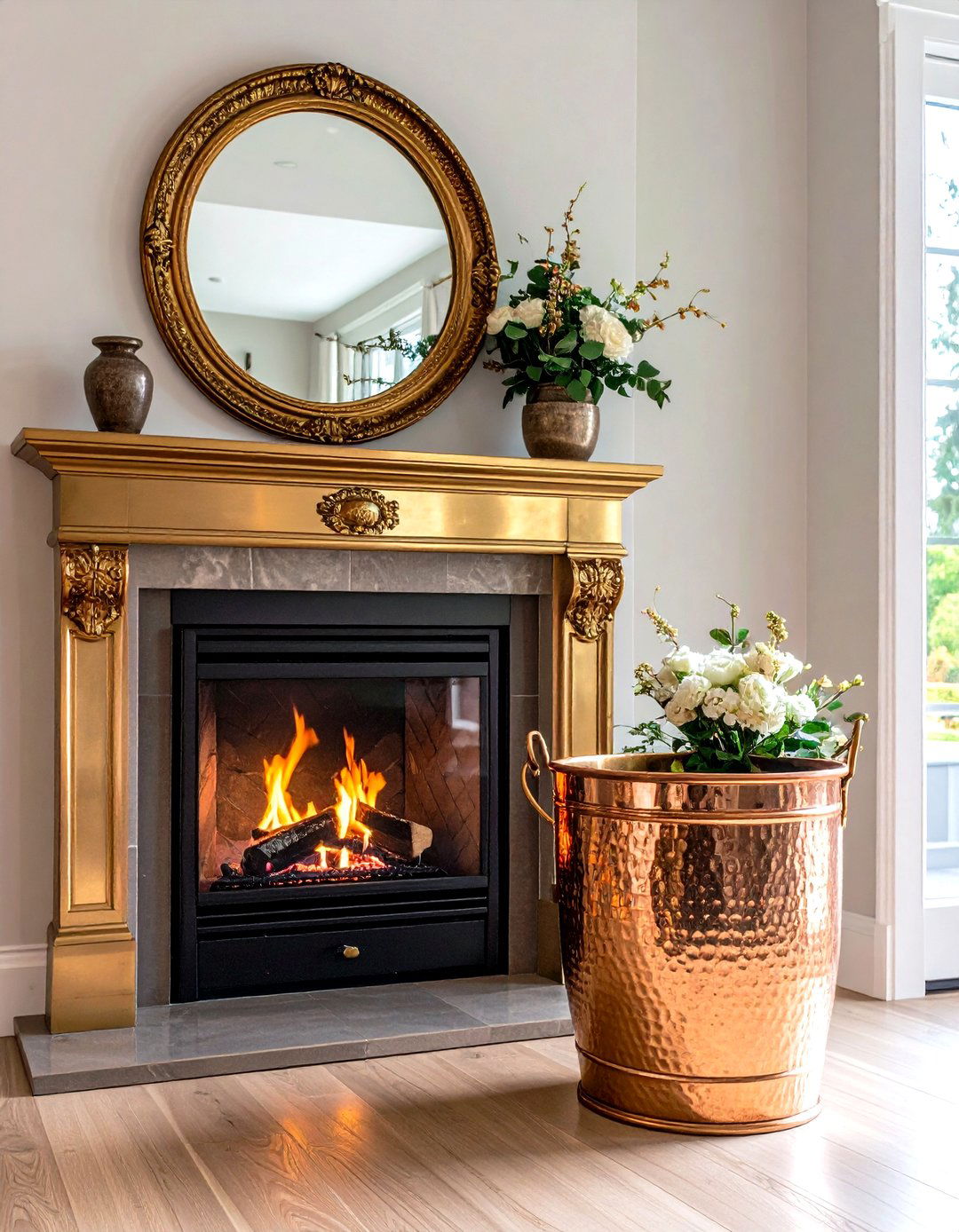 Family Photos Personalizing the Fireplace - 20 Fireplace Decor Ideas