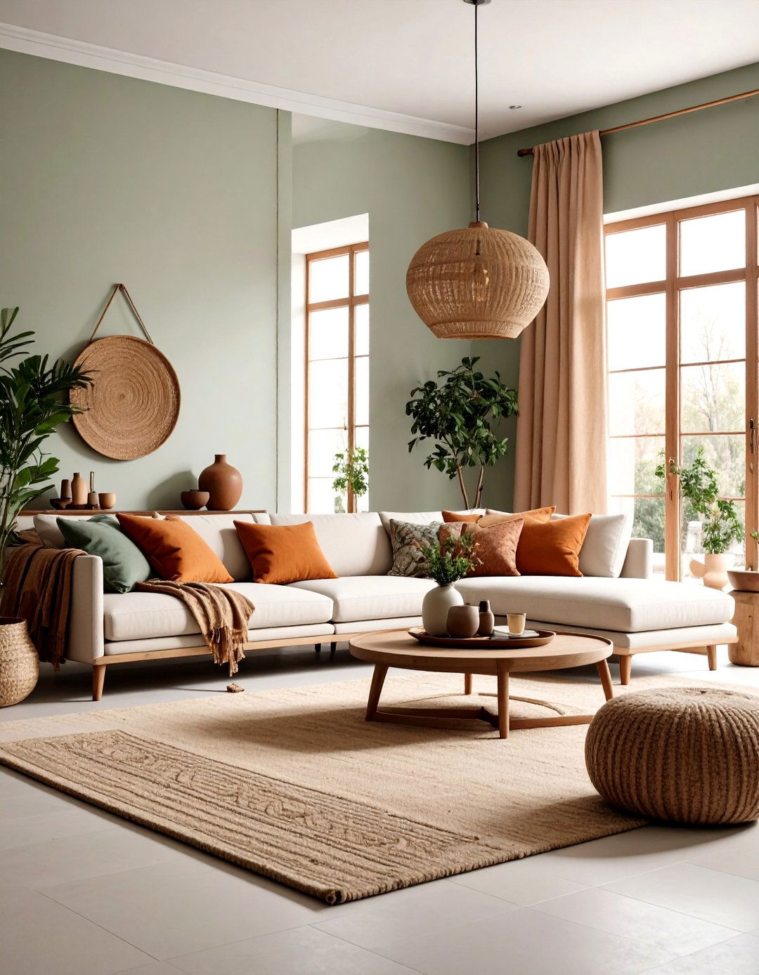 Family Room Neutral Earth Tone Palette - 20 Family Room Ideas