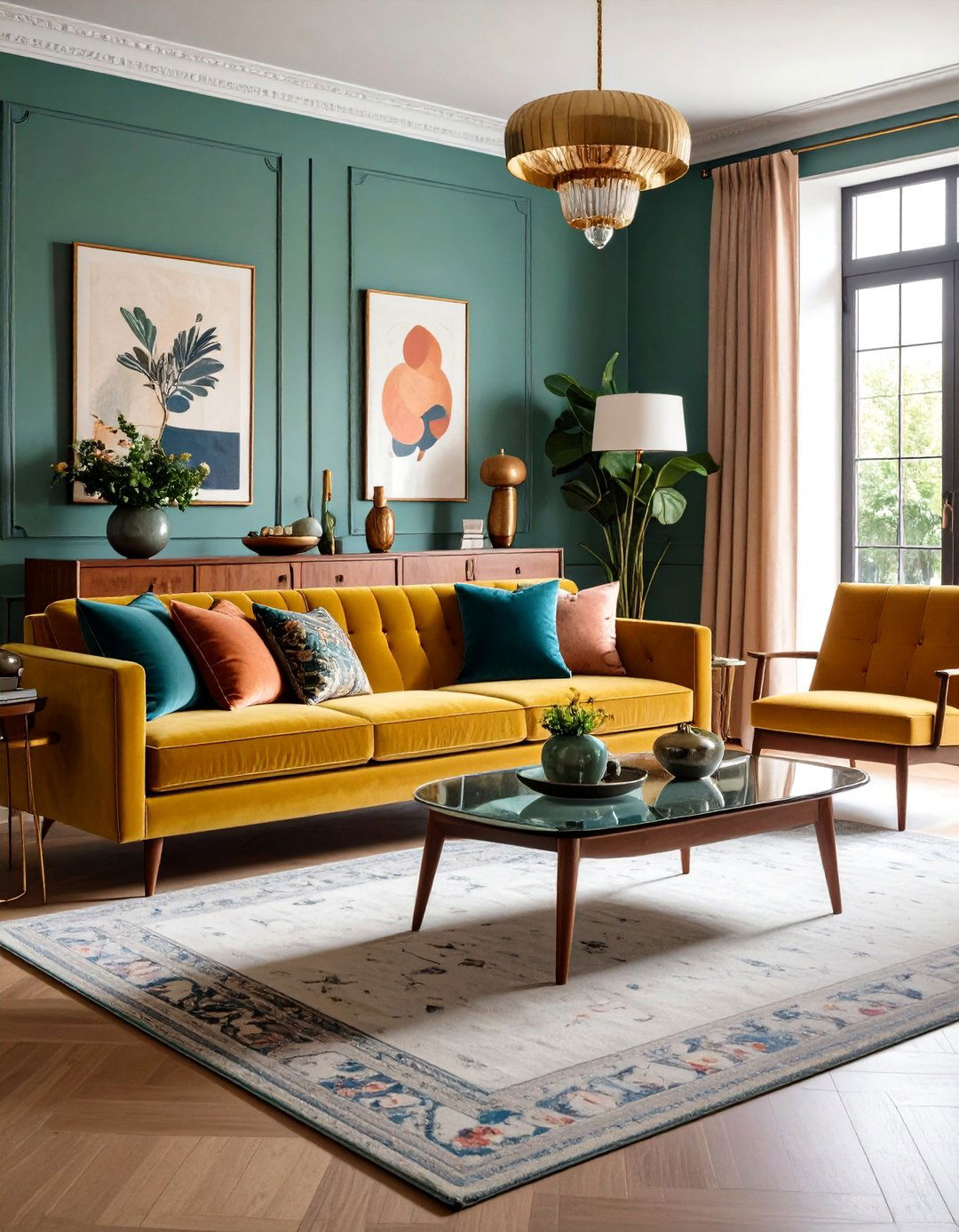Family Room Vintage Modern Mix - 20 Family Room Ideas