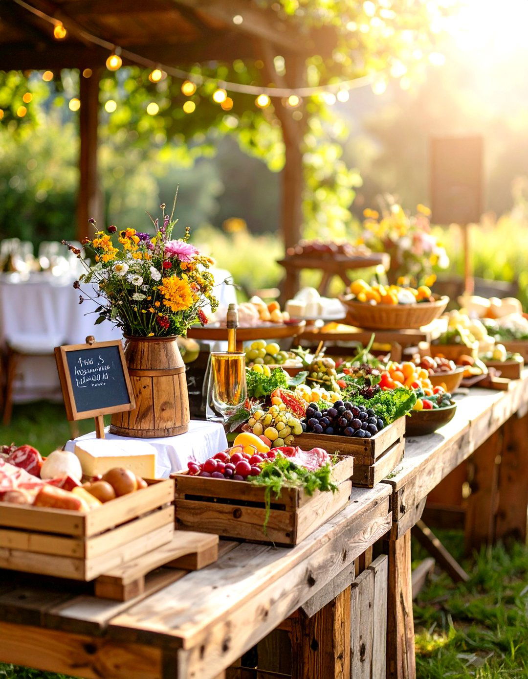 Farm to Table Wedding Buffet Experience - 20 Wedding Buffet Ideas