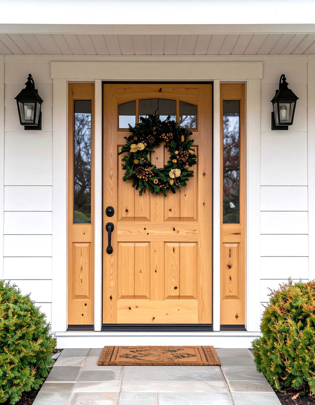 Farmhouse Aesthetic - 20 Stained Front Door Ideas