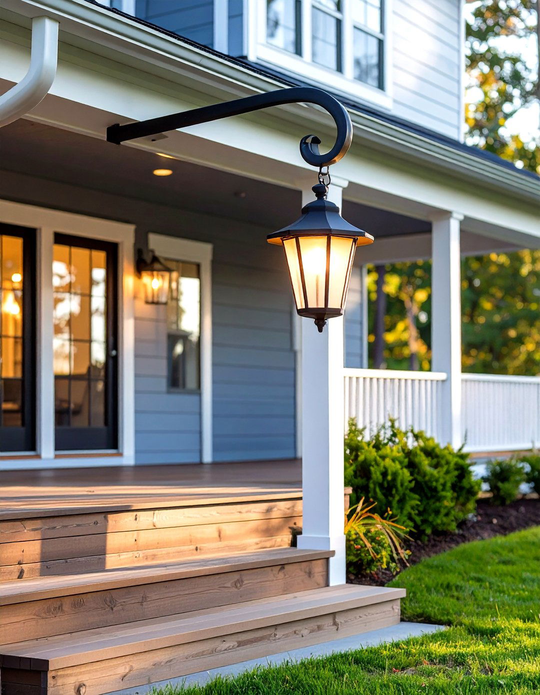 Farmhouse Barn Style Porch Lighting Sconces - 20 Front Porch Lighting Ideas