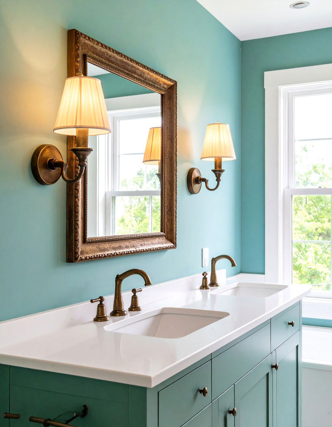 Farmhouse Bathroom Vintage Lighting Sconces - 20 Farmhouse Bathroom Ideas