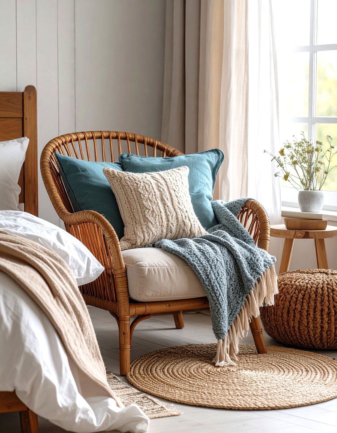 Farmhouse Bedroom Cozy Reading Nook Corner Creation - 20 Farmhouse Bedroom Ideas