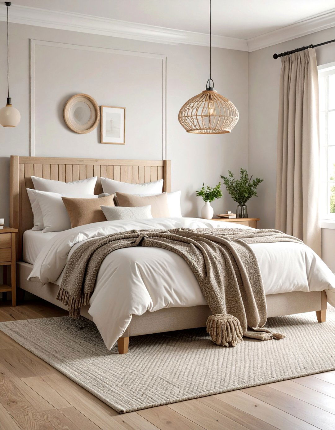 Farmhouse Bedroom Neutral Color Palette Foundation - 20 Farmhouse Bedroom Ideas