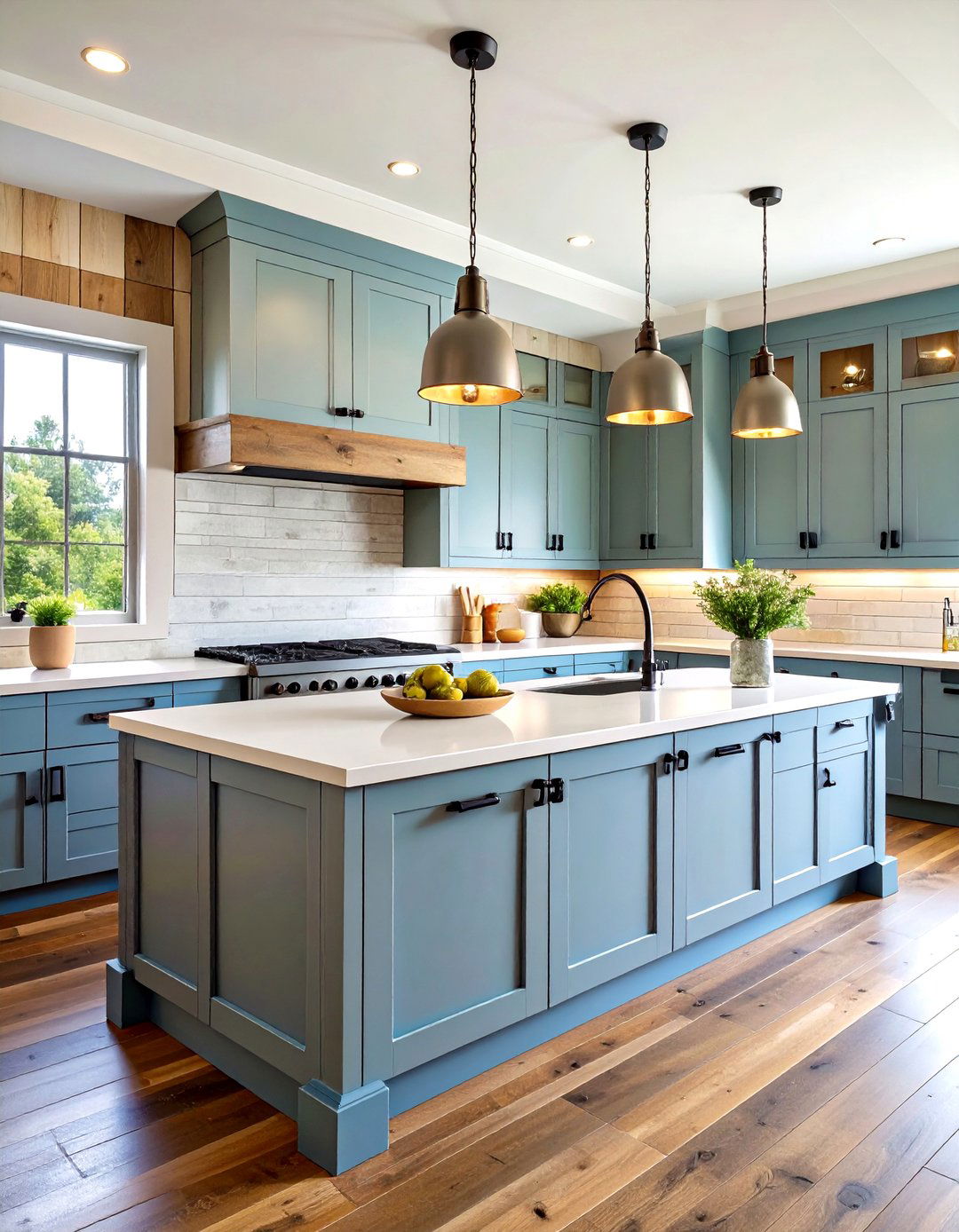 Farmhouse Buffalo Check Kitchen Valance Theme - 20 Kitchen Valance Ideas