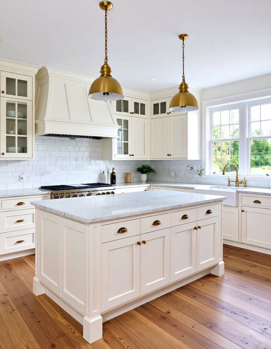 Farmhouse Charm White Oak Cabinets Kitchen - 20 Kitchens With White Oak Cabinets