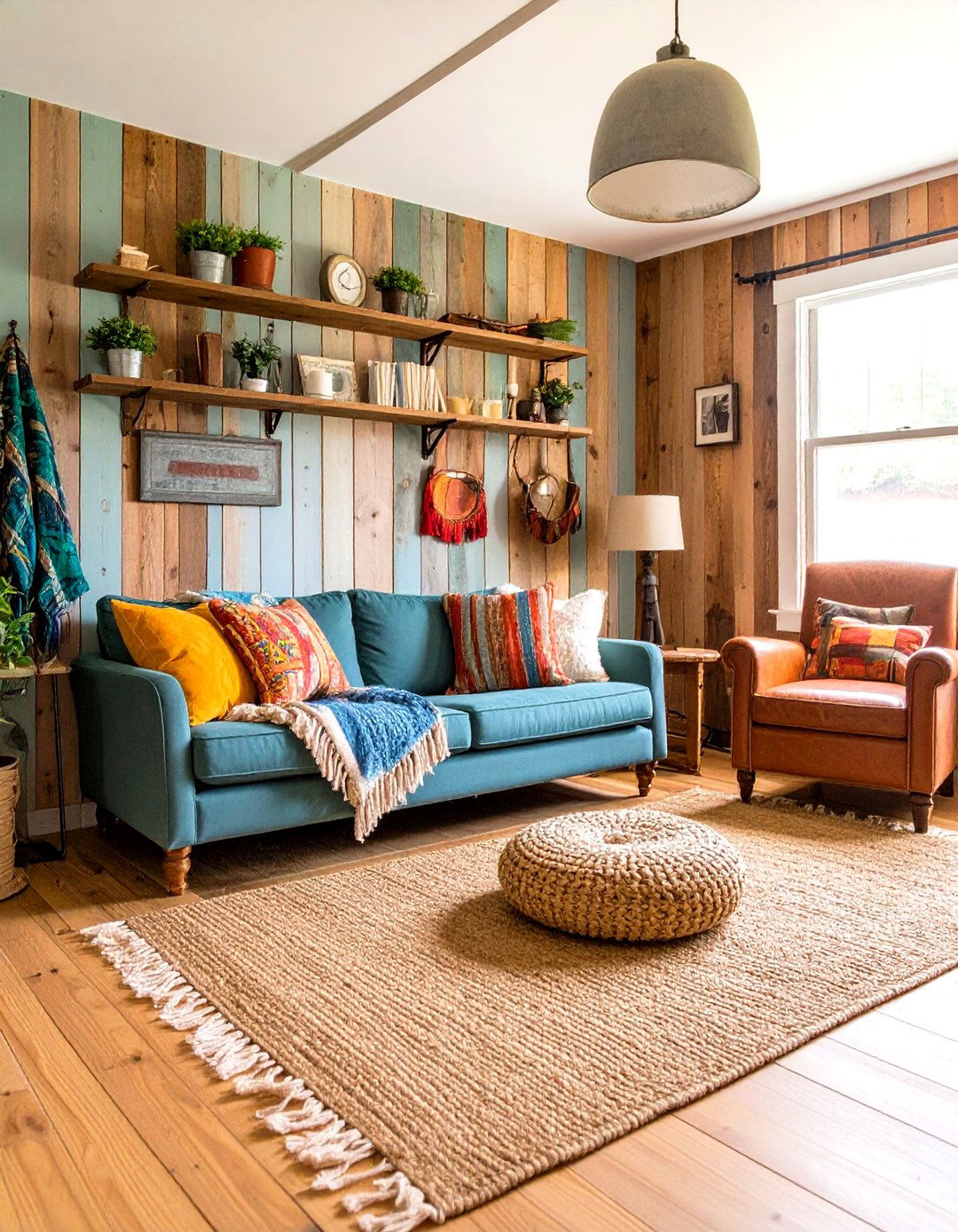 Farmhouse Chic Lounge - 20 She Shed Interior Ideas