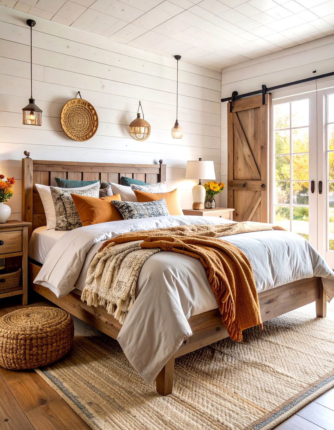 Farmhouse Rustic Bedroom with Vintage Charm - 20 Rustic Bedroom Ideas