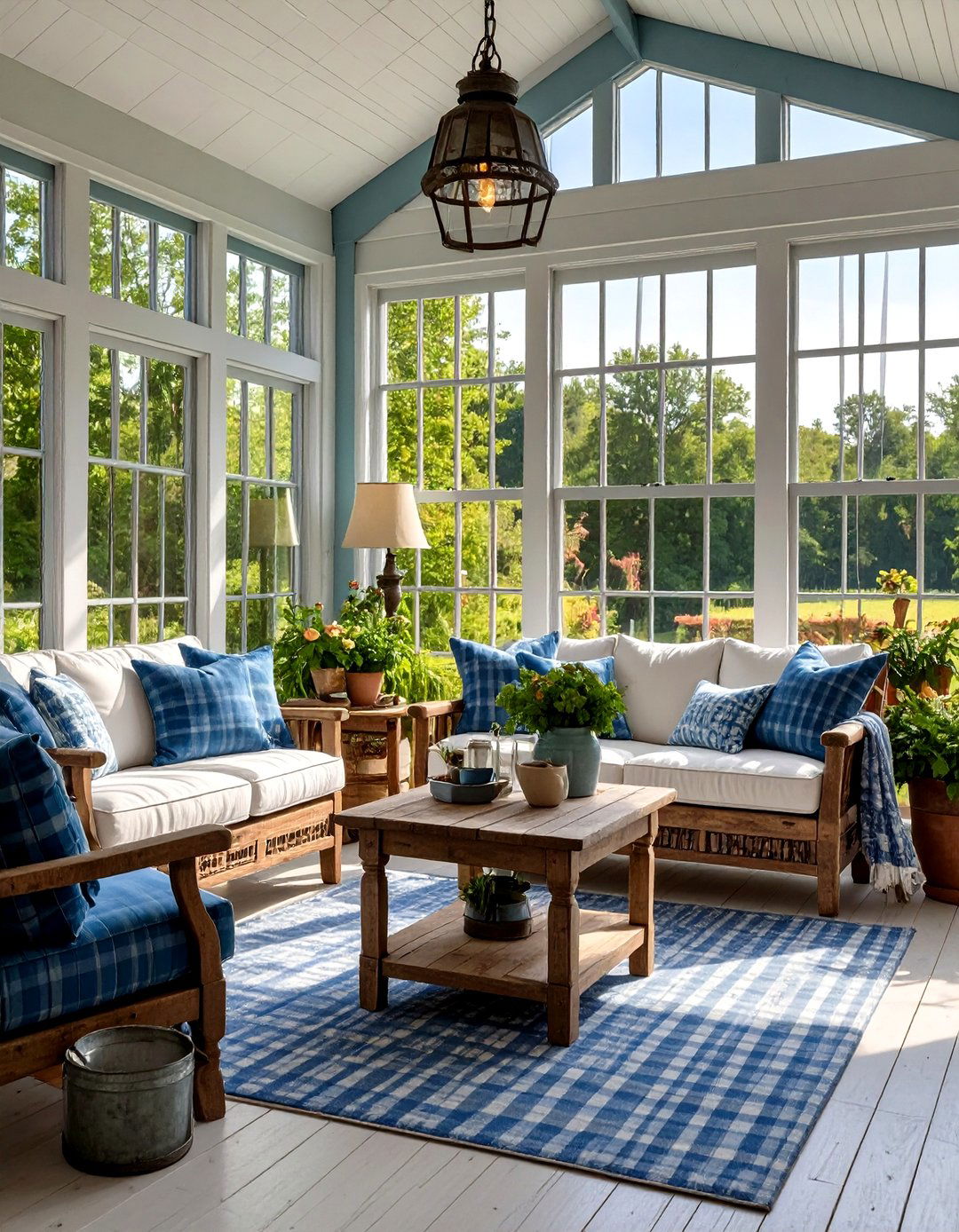 Farmhouse Small Sunroom Charm - 20 Small Sunroom Ideas