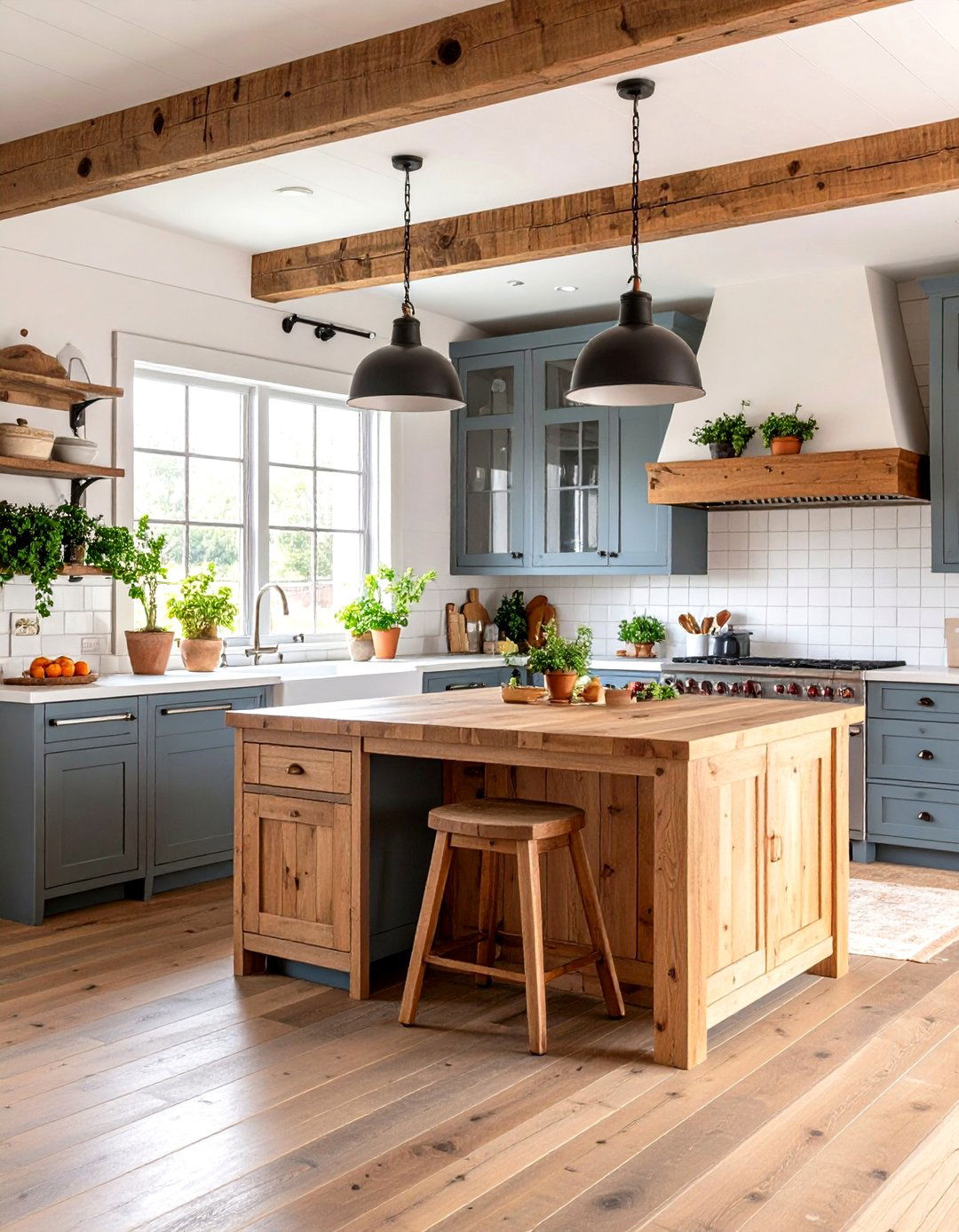 Farmhouse Style Kitchens With Grey Floors - 20 Kitchens With Grey Floors
