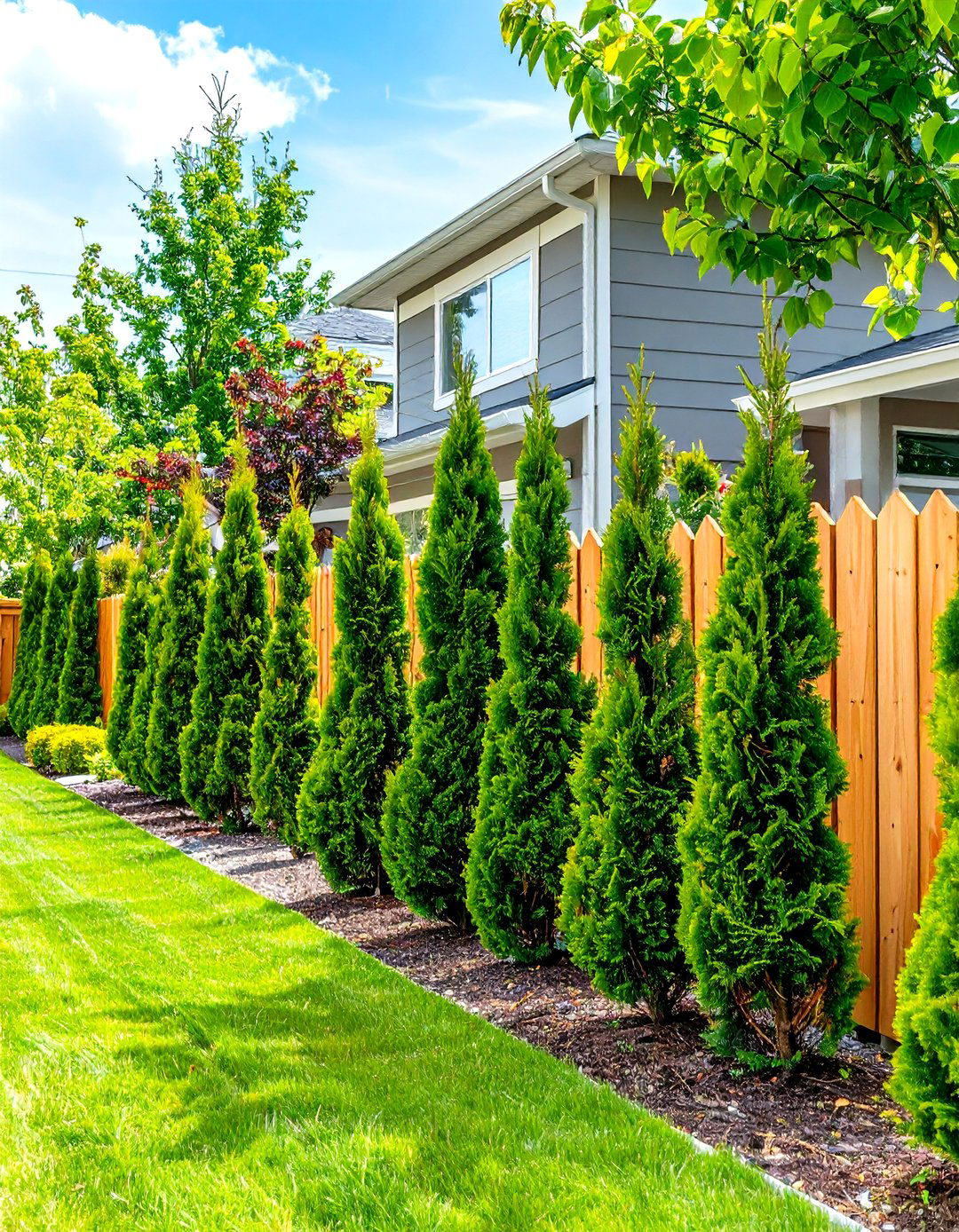 Fast Growing Privacy Tree Screens for Instant Seclusion - 20 Tree Landscaping Ideas