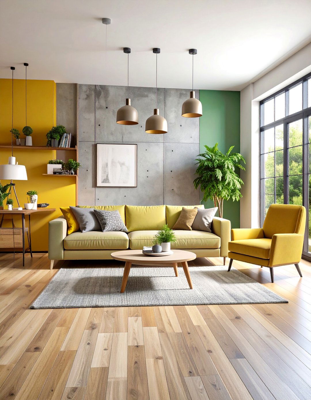 Faux Concrete Panels - 20 Wall Paneling Ideas