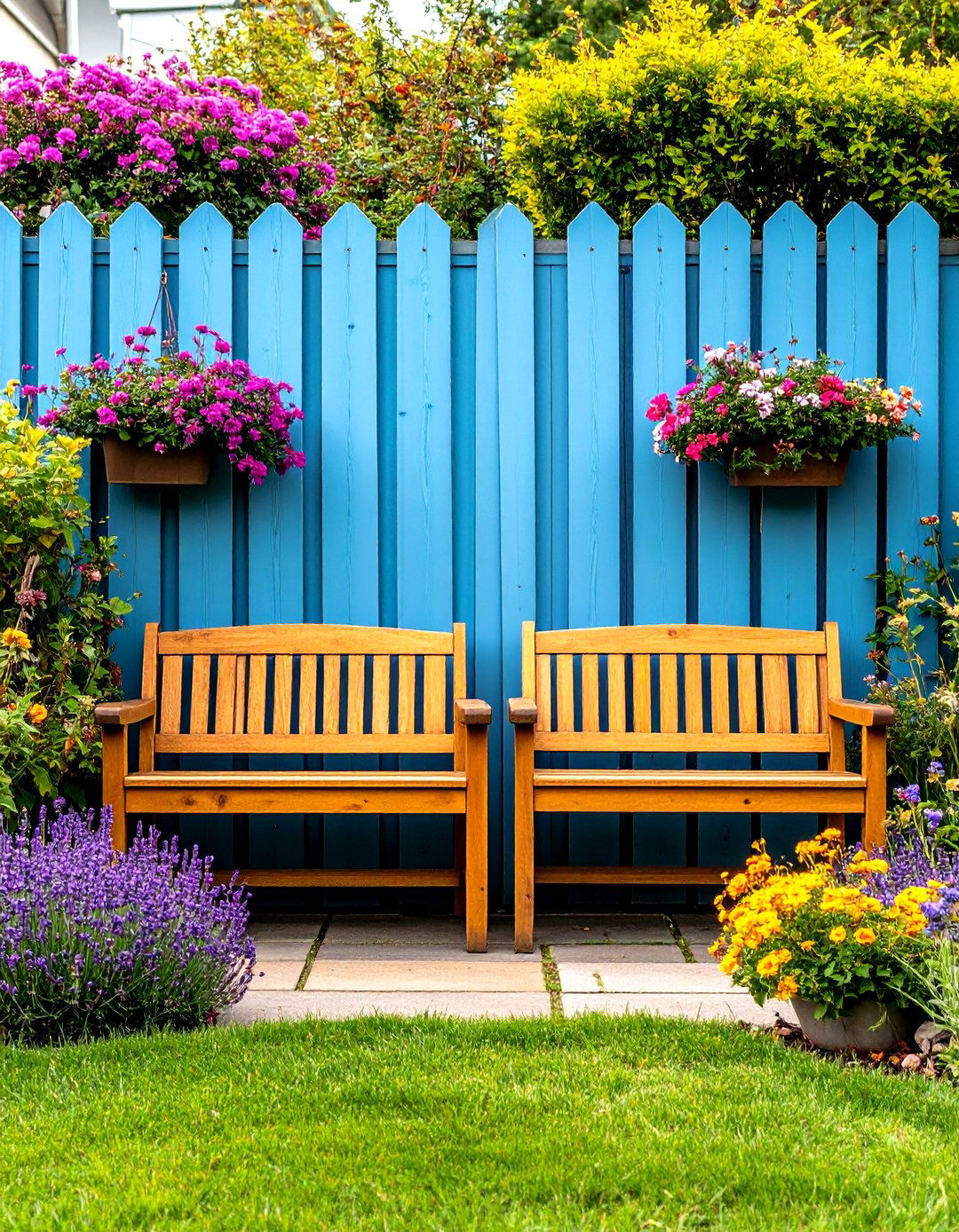 Fence with Integrated Seating - 20 Split Rail Fence Ideas