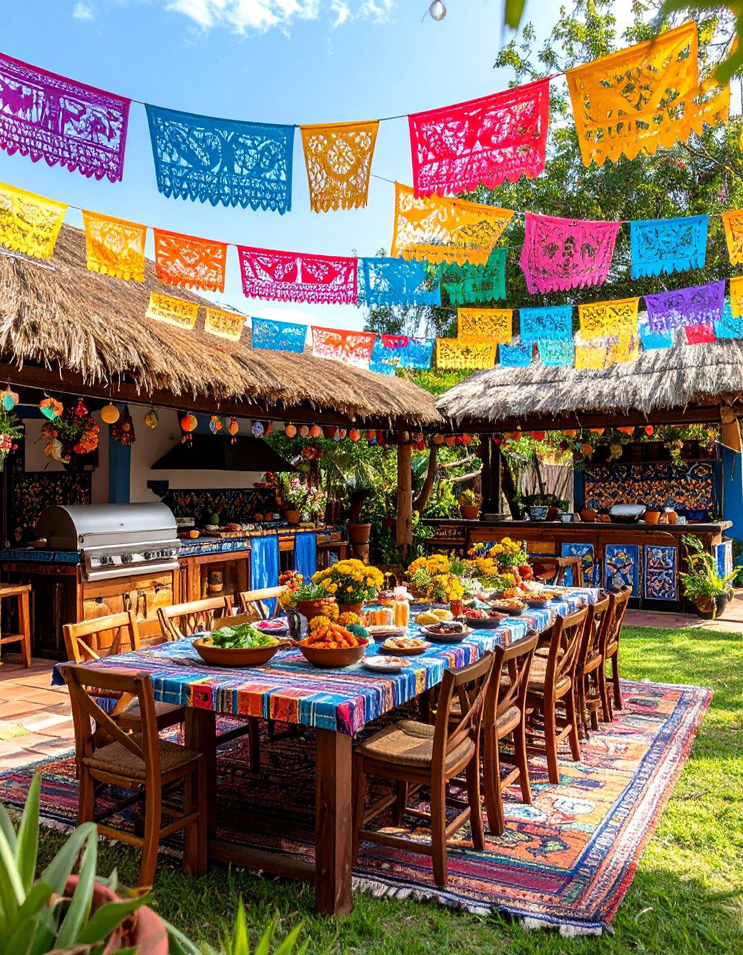 Festival Celebration Mexican Outdoor Kitchen - 20 Mexican Outdoor Kitchen Ideas