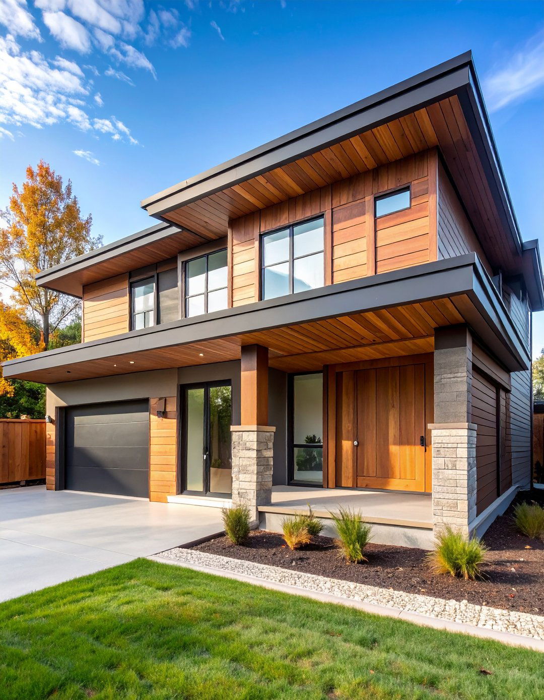 Fiber Cement Wainscoting for Low Maintenance Strength - 20 Exterior Wainscoting Ideas