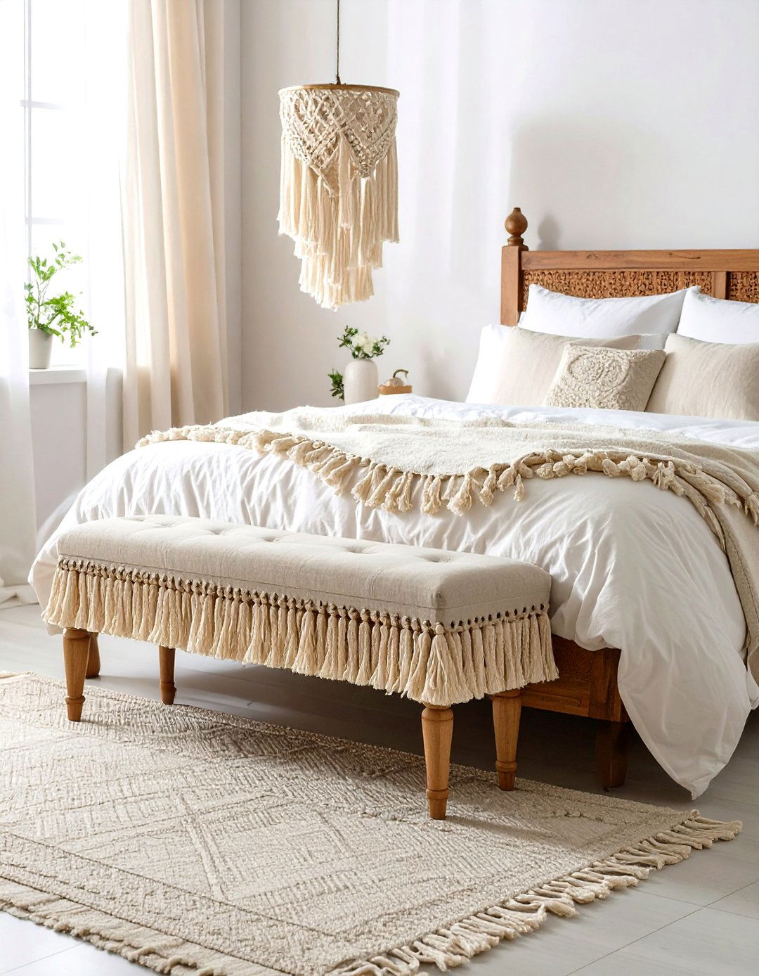 Finish with Bullion Fringe - 20 Grandmillennial Style Bedroom Ideas