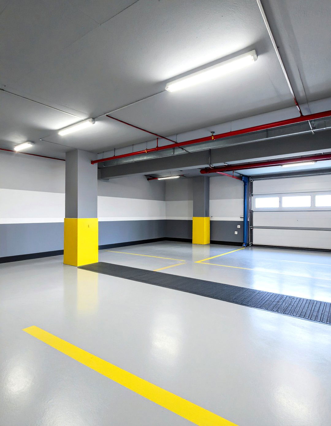 Finish with Colour Graphics and Comfortable Touches - 20 Garage Makeover Ideas