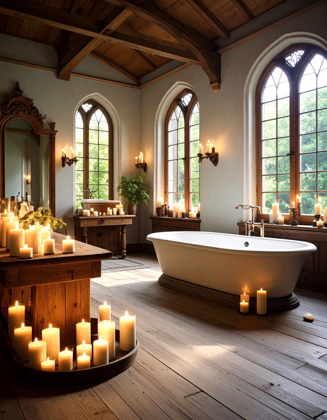 Finish with Scent and Sound for Total Atmosphere - 20 Gothic Bathroom Ideas