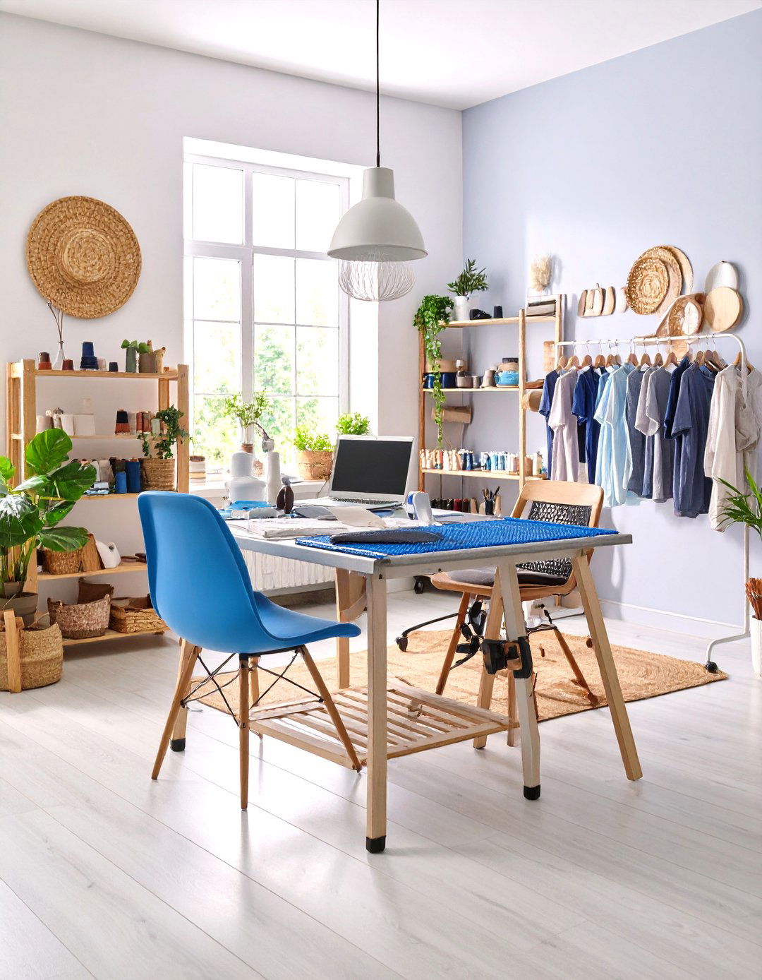 Finishing and Drying Station for Mess Free Results - 20 Craft Room Ideas
