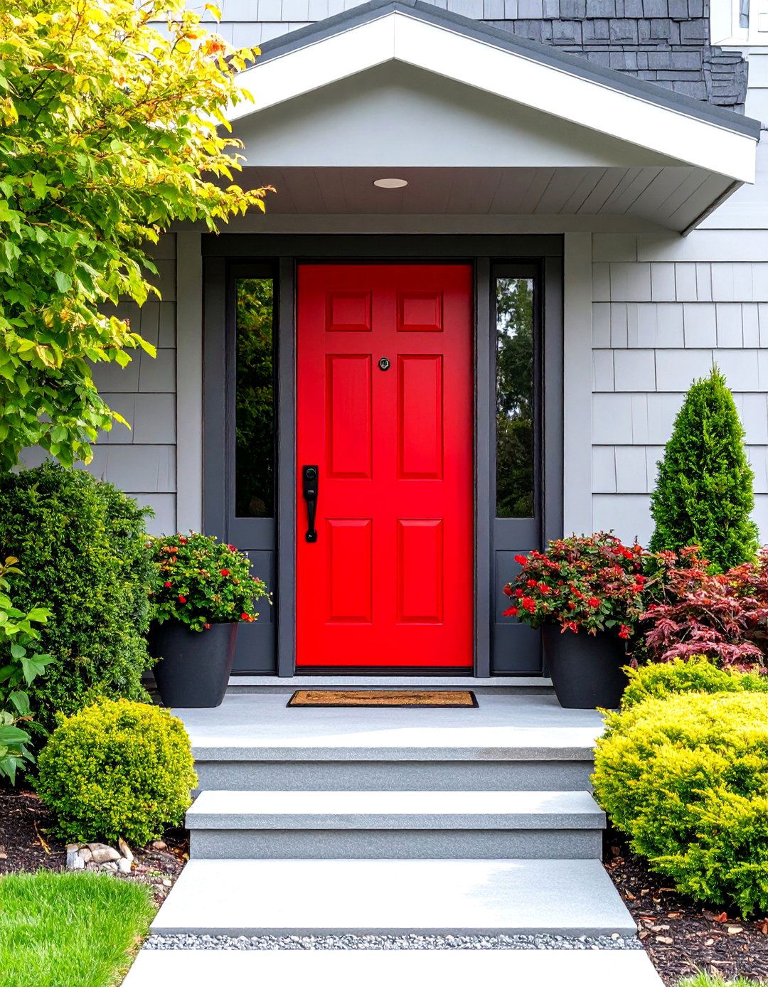 Fire Engine Red Mid Century Front Door - 20 Mid Century Front Door Colors