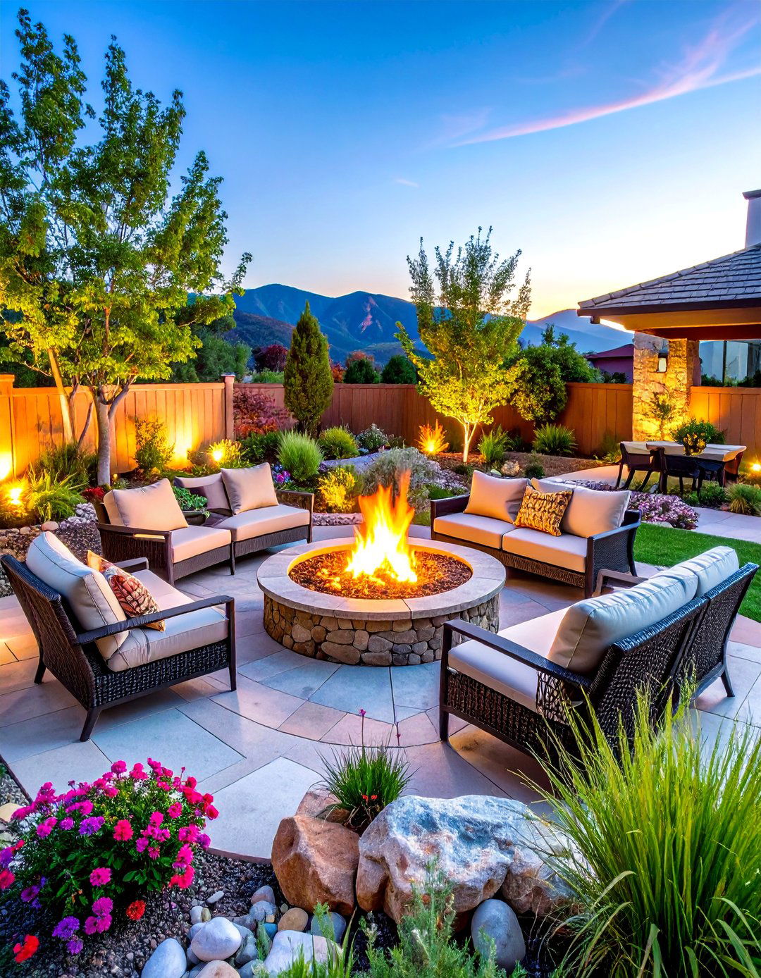 Fire Feature Landscaping Design - 20 Landscaping Ideas
