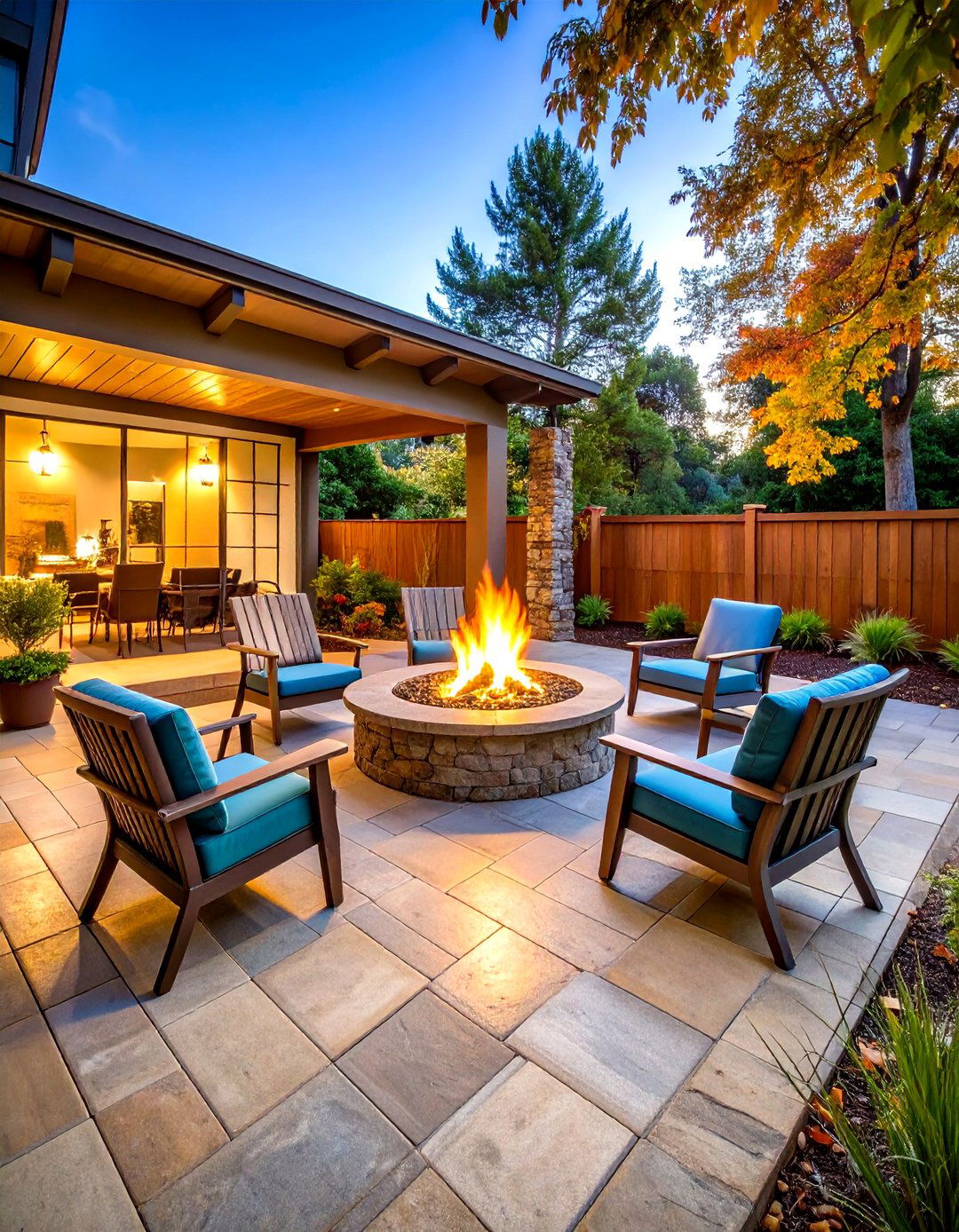 Fire Pit Gathering Spot - 20 Under Deck Landscaping Ideas