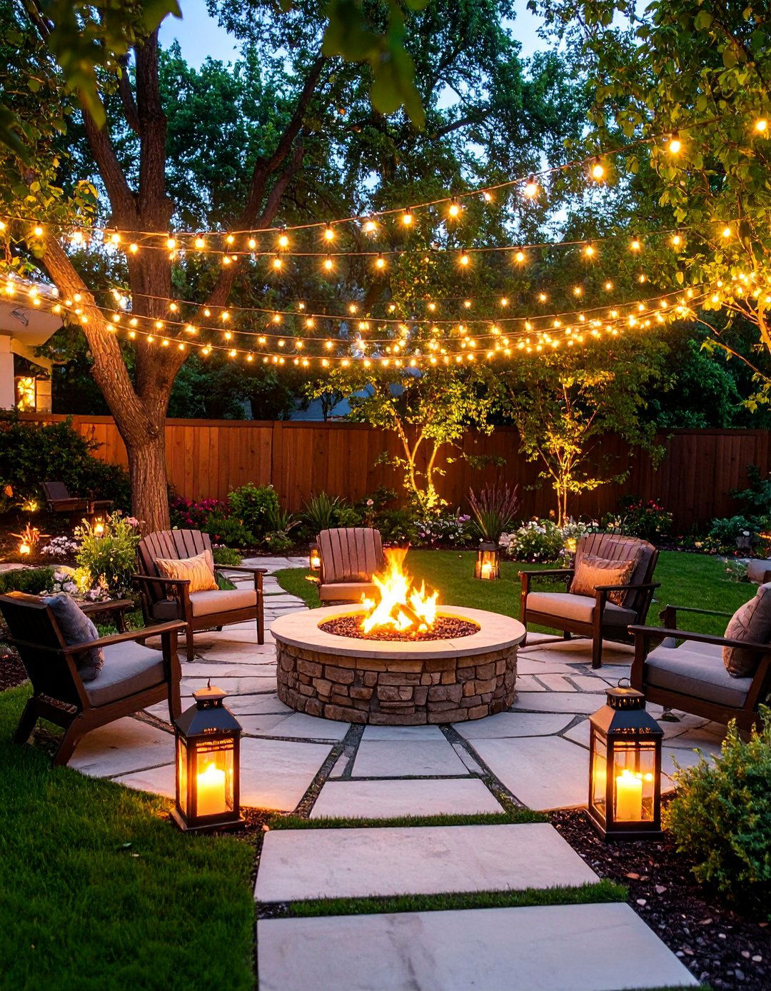 Fire Pit Lighting Enhancement - 20 Fire Pit Ideas