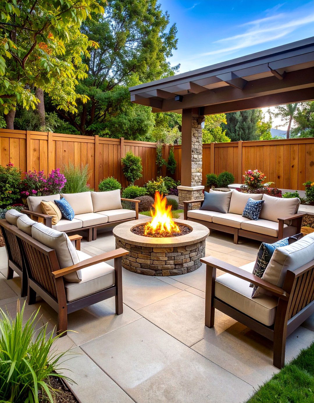 Fire Pit Seating Garden Focal Point - 20 Garden Focal Point Ideas