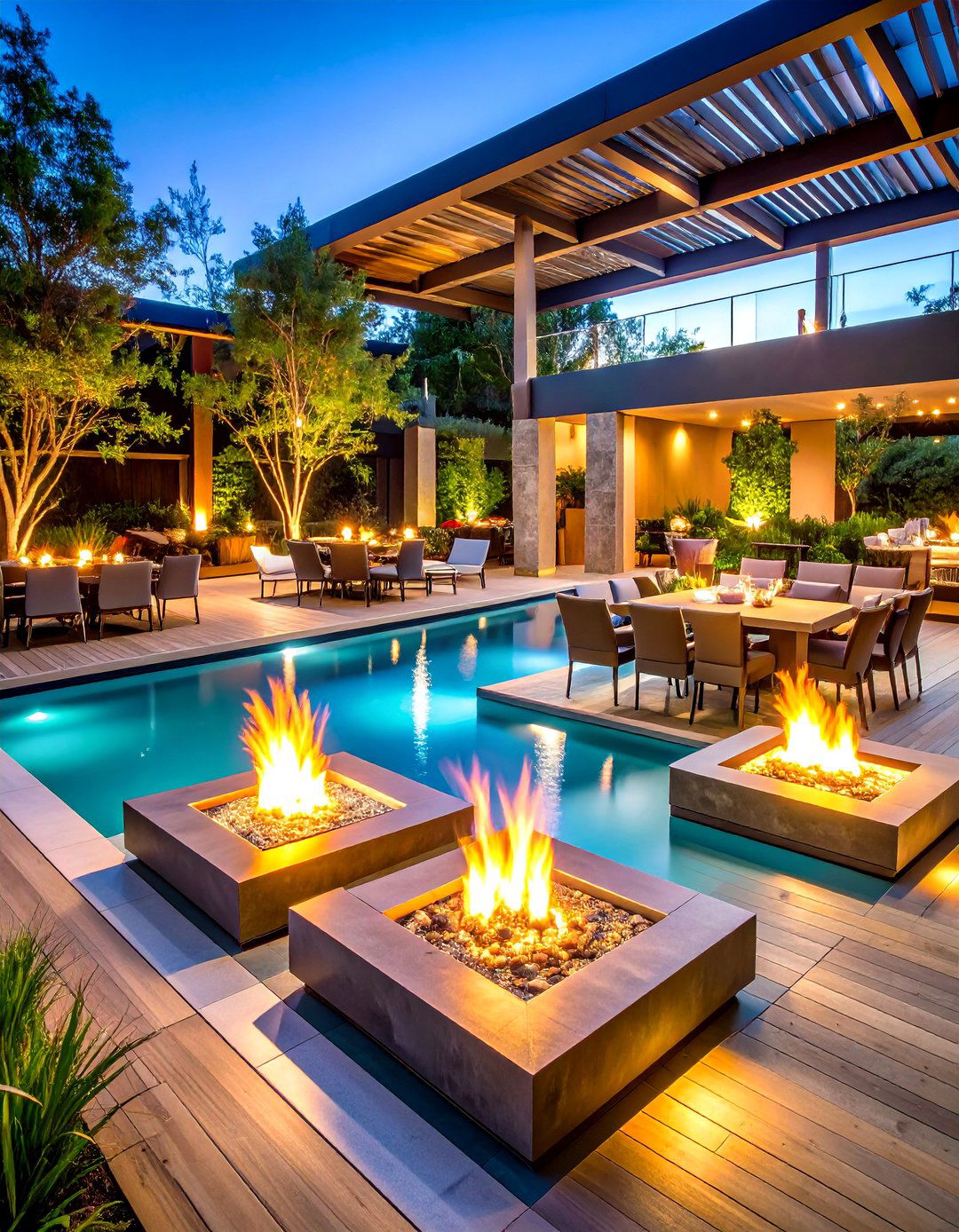 Fire and Water Lagoon Pool Design - 20 Lagoon Pool Design Ideas