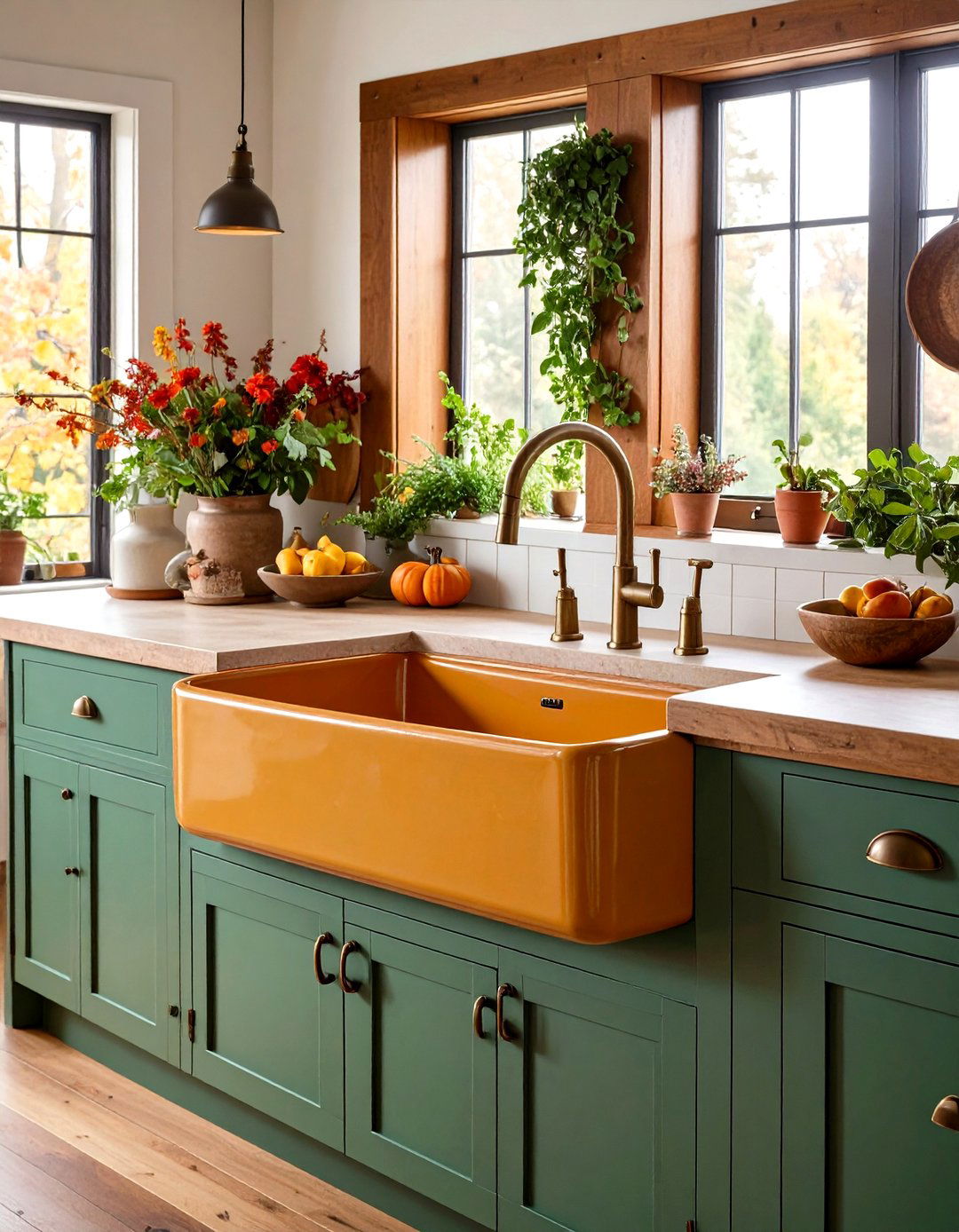 Fireclay Apron Sinks Offer Durability and Depth - 20 Craftsman Kitchen Ideas