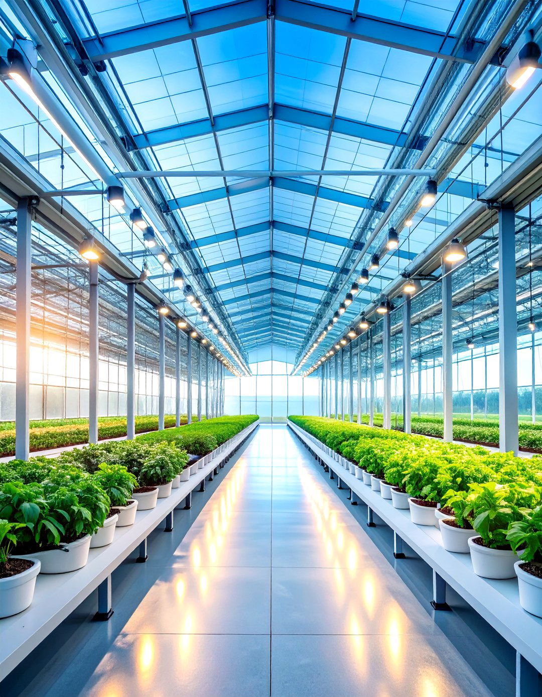 Firefly Create a high quality image with extra brightness of automated misting greenhouse - 20 Indoor Greenhouse Ideas
