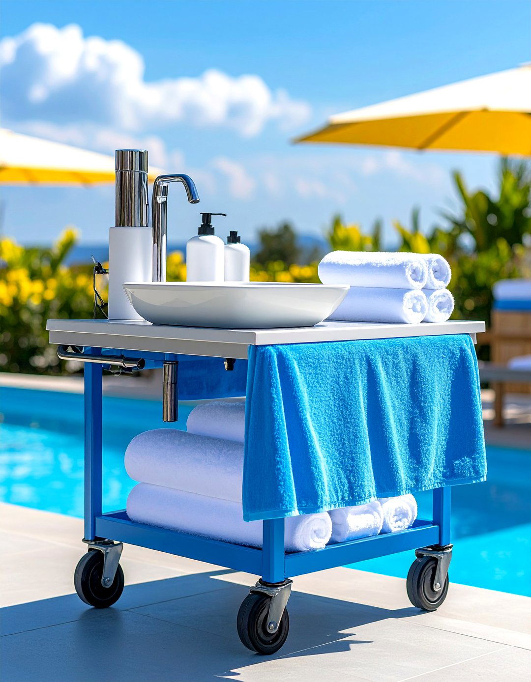 Firefly Create a high quality image with extra brightness of foot pump mobile outdoor sin - 20 outdoor sink ideas
