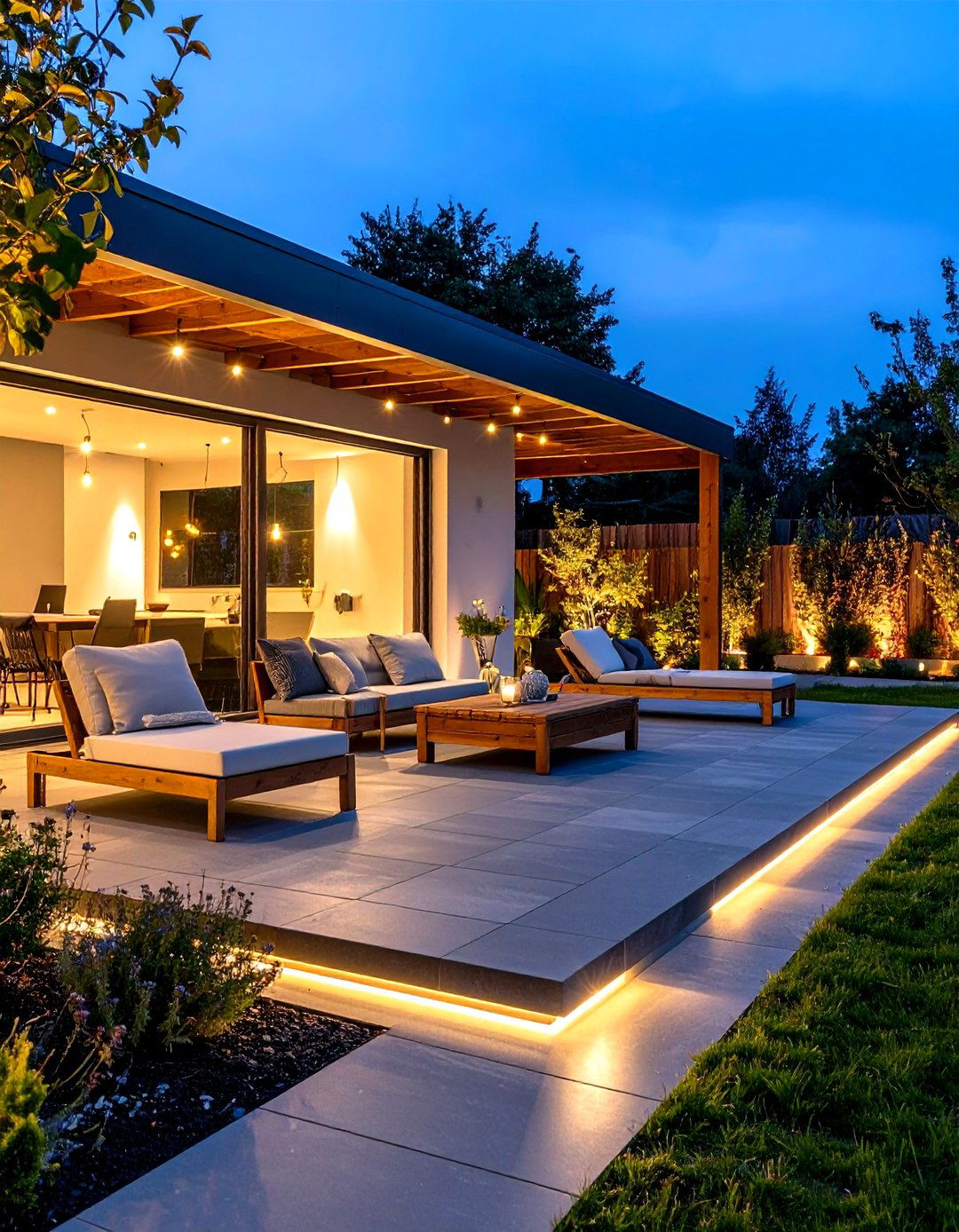Firefly Create a high quality image with extra brightness of heat absorbing dark patio ti - 20 patio tile ideas