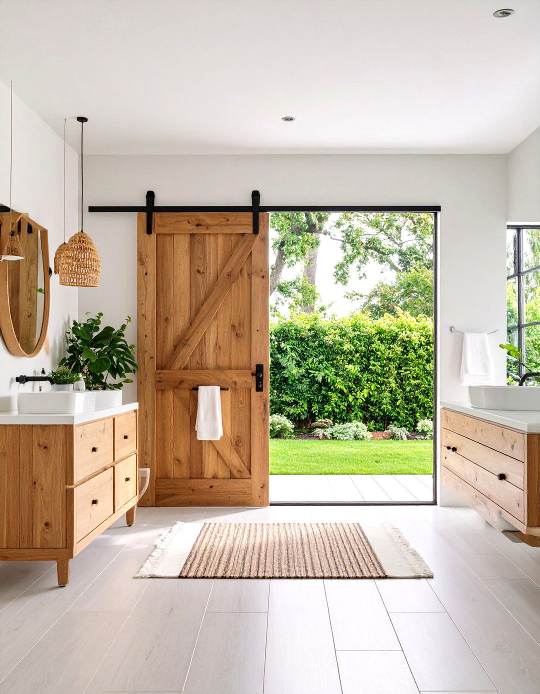 Firefly Create a high quality image with extra brightness of shiplap bathroom sliding doo - 20 shiplap bathroom ideas