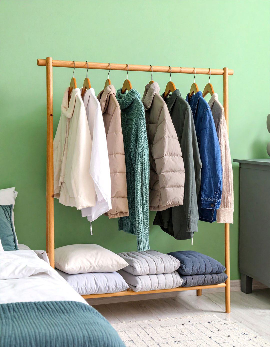 Firefly Create a high quality image with extra brightness of wall mounted peg rail Shake