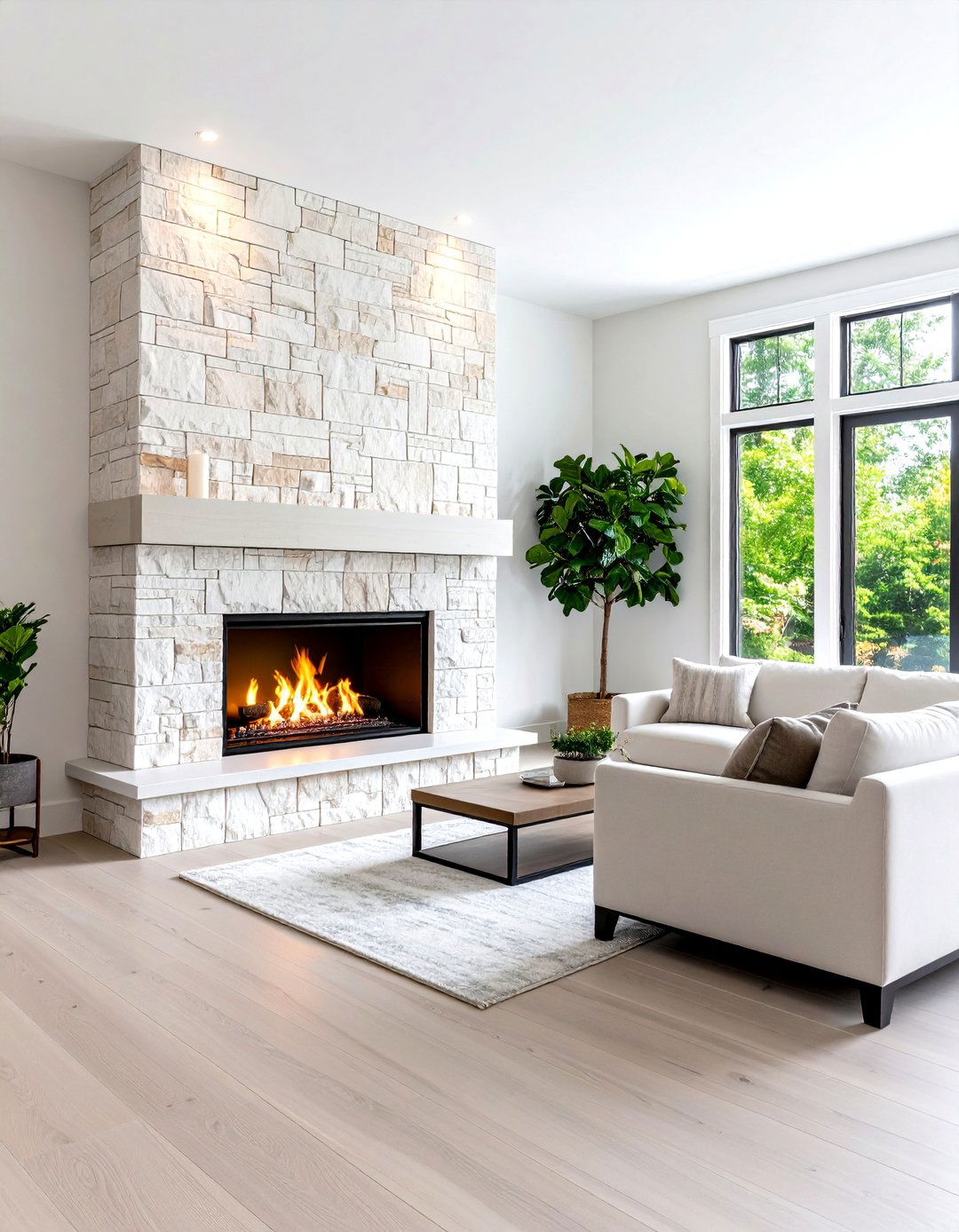Fireplace Pivot Door Surprise - 20 Hidden Door Ideas