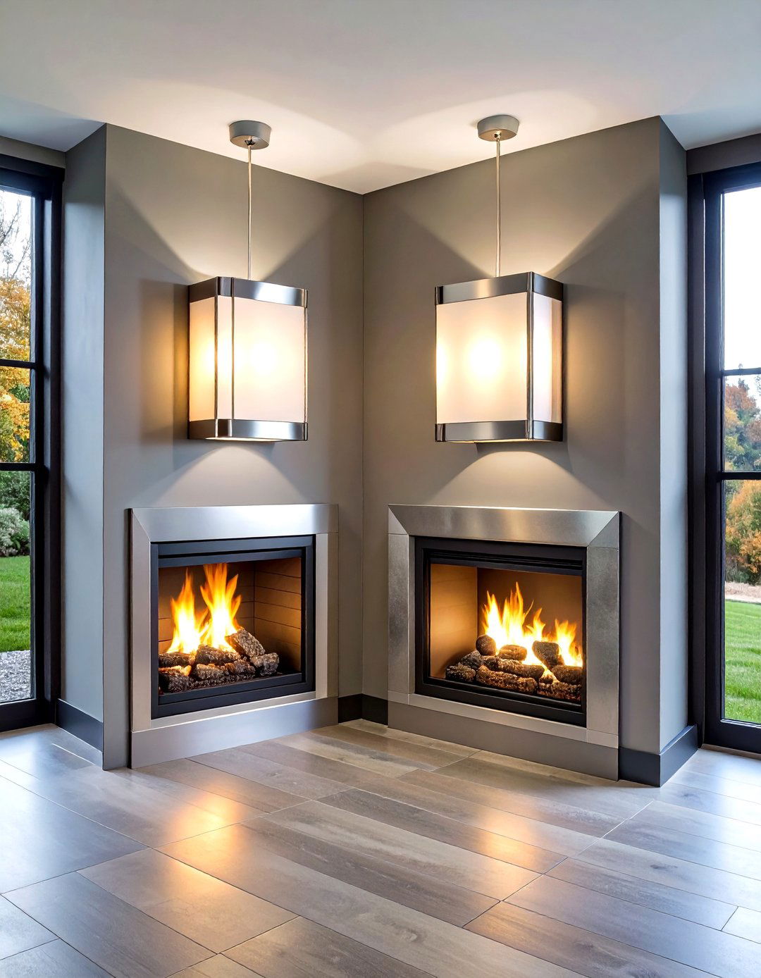 Fireplace Sconce Symmetry to Frame the Hearth - 20 Fireplace Lighting Ideas