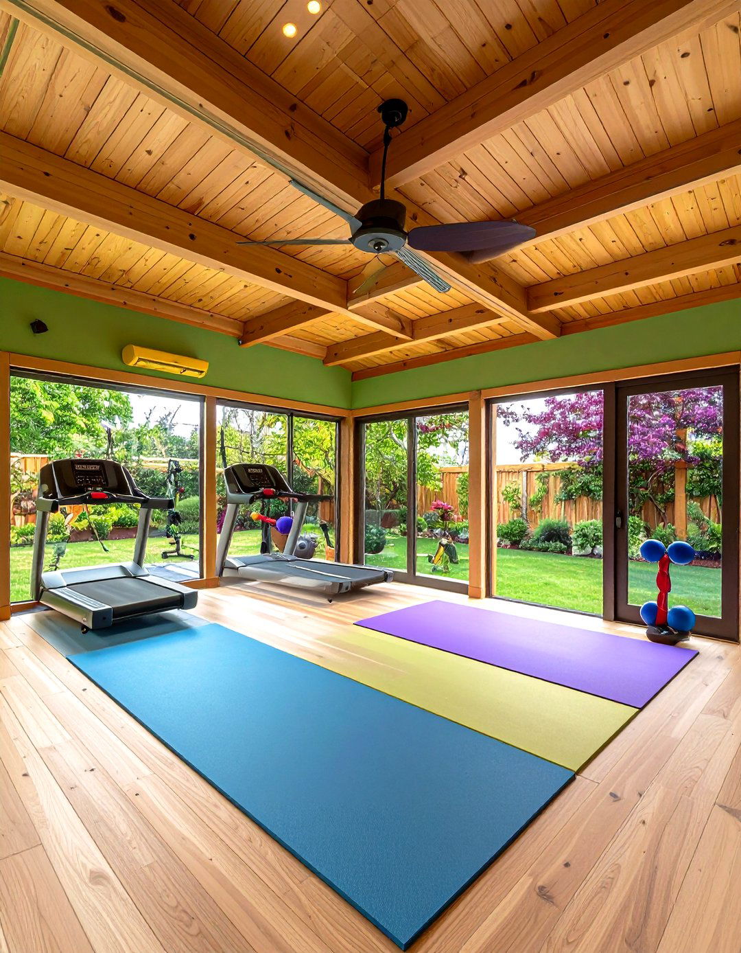 Fitness Garden Room Gym - 20 Garden Room Ideas