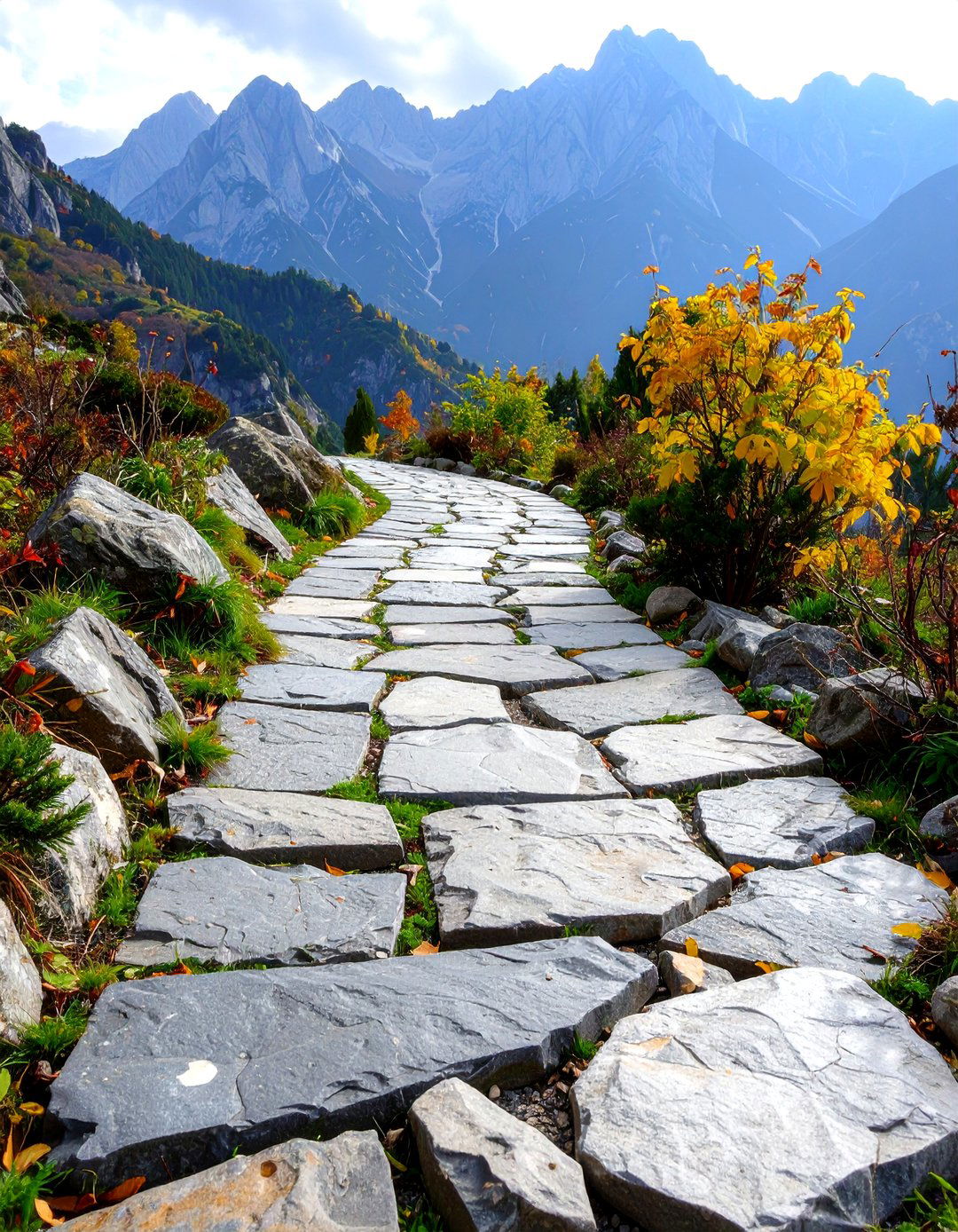 Flagstone Paver Walkway - 20 Paver Walkway Ideas
