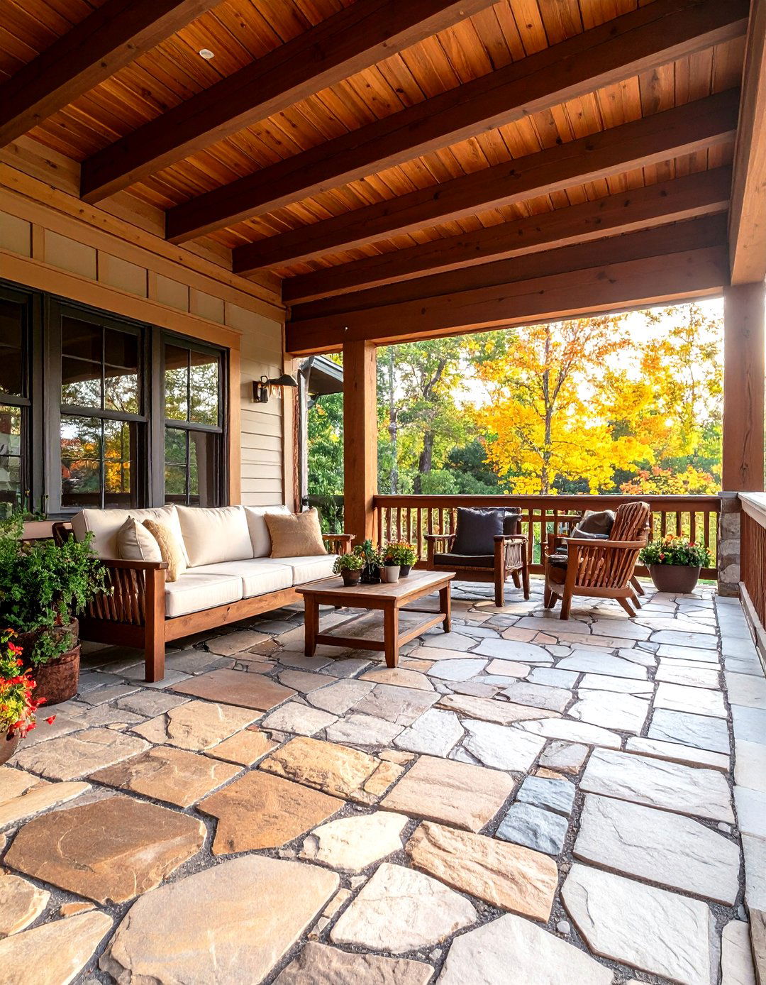Flagstone Porch Flooring - 20 Porch Flooring Options