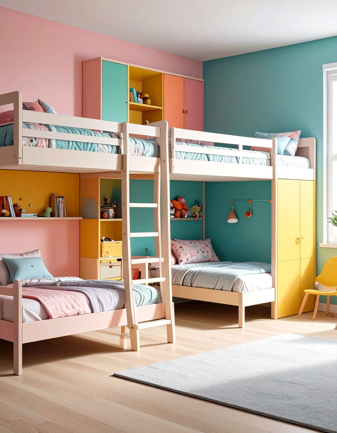 Flexible Furniture - 20 Shared Kids' Room Design Ideas