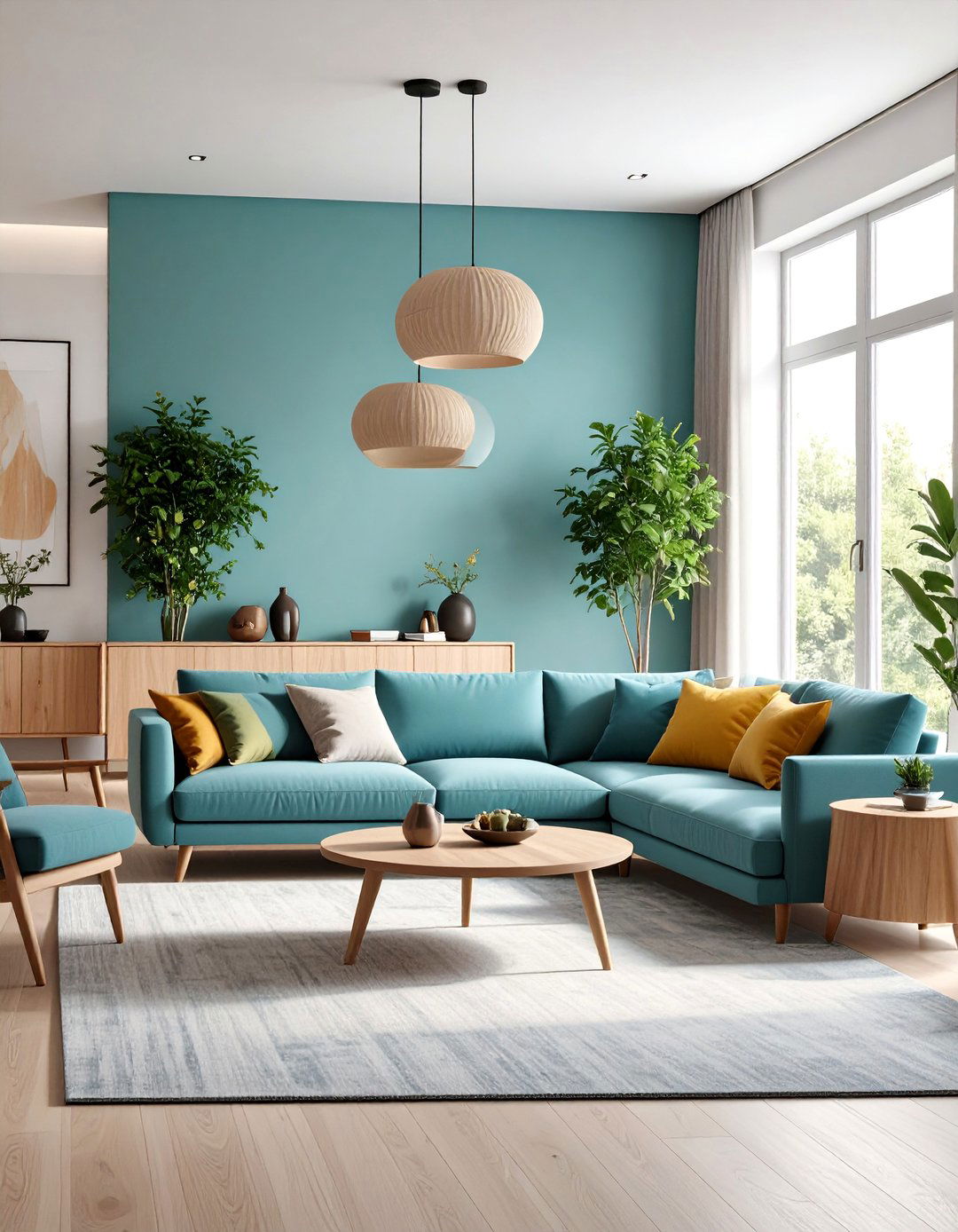 Flexible Living Room Design with Movable Furniture - 20 Living Room Design Ideas